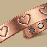 Cuff Bracelet Heart Motif