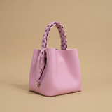 Bucket Bag with Braided Handle
