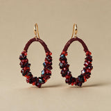Earrings with Crystal Tassel