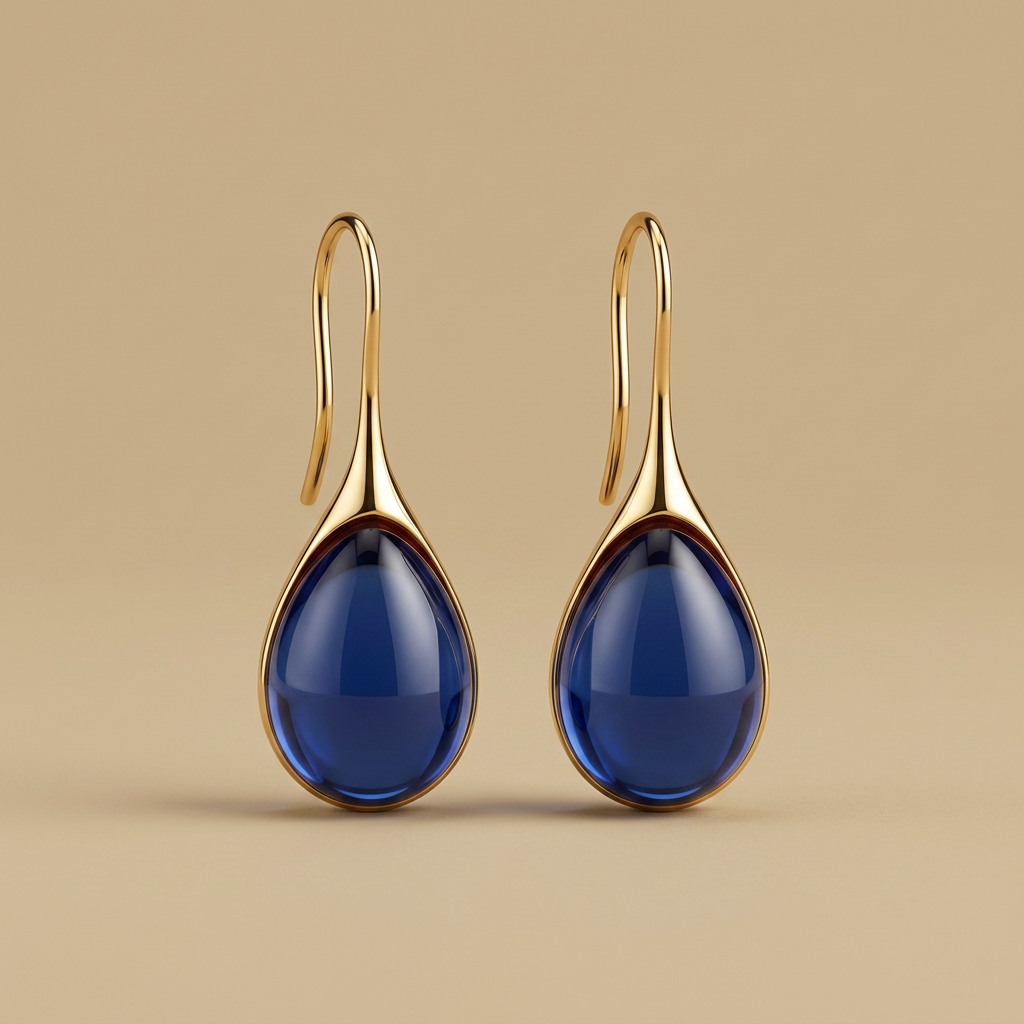 Stud Earrings with Pave Crystals