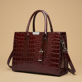 Tote Bag Croc Embossed Finish