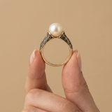 Ring with Textured Band