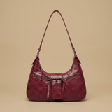 Shoulder Bag with Buckle Detail