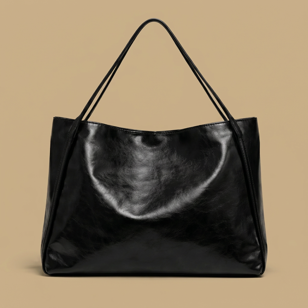 Tote Bag Slouchy Glossy Finish