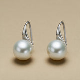 Earrings with Drop Pearl Design