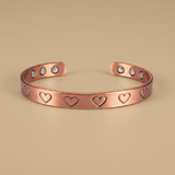 Cuff Bracelet Heart Motif
