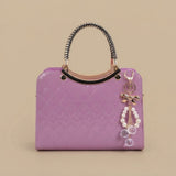 Shoulder Bag with Braided Handles