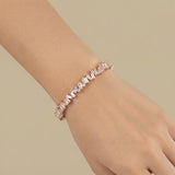 Bracelet with Inlaid Zircon Detail