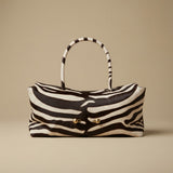Shoulder Bag with Gold Accents