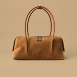 Shoulder Bag with Double Zipper