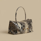 Shoulder Bag with Gold Accents