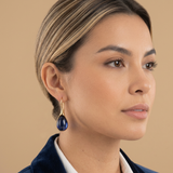 Stud Earrings with Pave Crystals