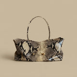 Shoulder Bag with Gold Accents