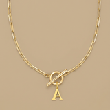 Necklace with Initial Pendant