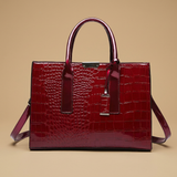 Tote Bag Croc Embossed Finish