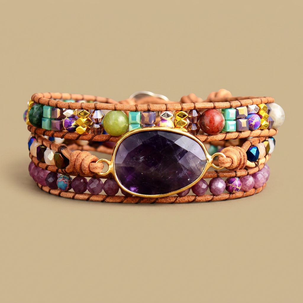 Bracelet with Oval Gemstone