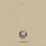 Necklace Set with Layered Discs