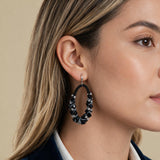 Earrings with Crystal Tassel