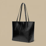 Tote Bag with Exposed Stitching
