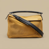 Tote Bag with Suede Finish