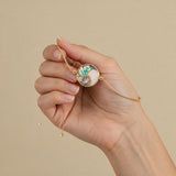 Bracelet with Shell Inlay Disc