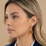 Stud Earrings with Pave Crystals
