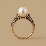 Ring with Textured Band