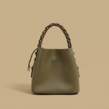 Bucket Bag with Braided Handle