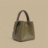 Bucket Bag with Braided Handle