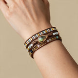 Bracelet with Drop Stone Charm