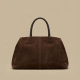 Tote Bag with Brushed Leather