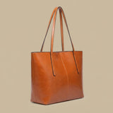 Tote Bag with Exposed Stitching