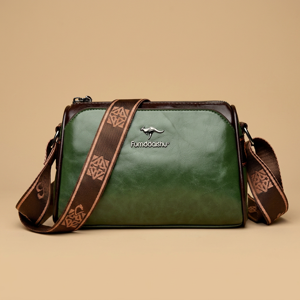 Crossbody Bag Structured Leather Flap