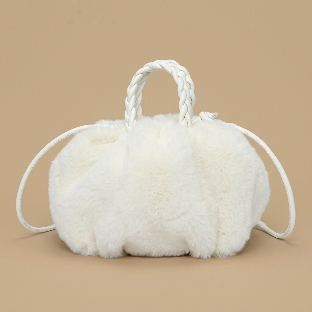 Crossbody Bag Plush Cloud Design
