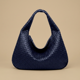 Hobo Bag Women Woven Leather Oversized Handbag