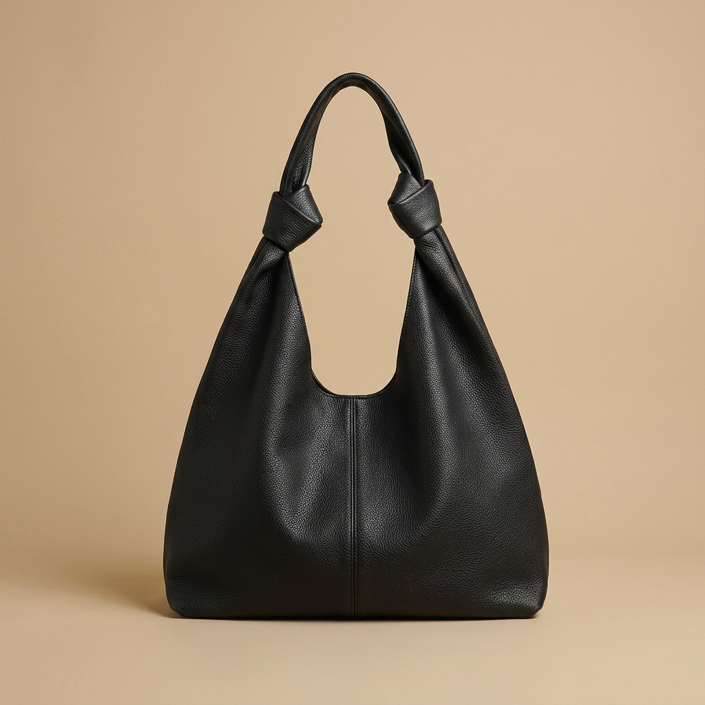 Hobo Bag with Knotted Straps