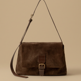 Hobo Bag with Buckle Flap