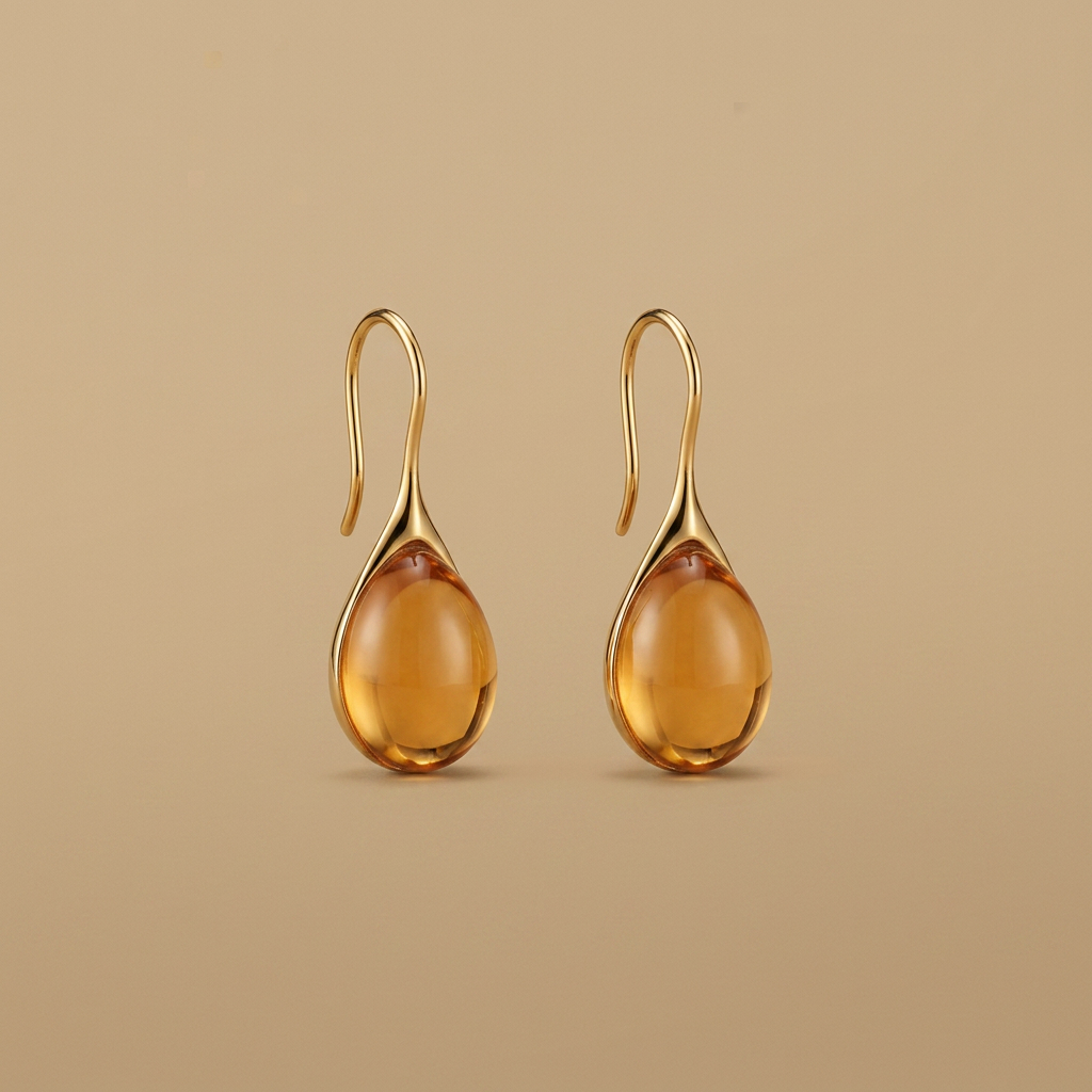 Stud Earrings with Pave Crystals