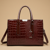 Tote Bag Croc Embossed Finish