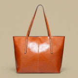 Tote Bag with Exposed Stitching