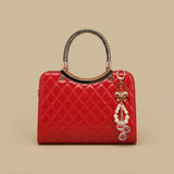 Shoulder Bag with Braided Handles
