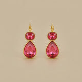 Earrings with Geometric Drops