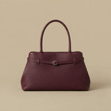 Shoulder Bag with Buckle Strap