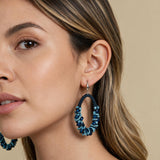 Earrings with Crystal Tassel