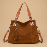 Shoulder Bag with Polished Hardware