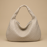 Hobo Bag Women Woven Leather Oversized Handbag