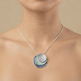 Necklace Set with Layered Discs