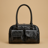 Shoulder Bag with Dual Pockets