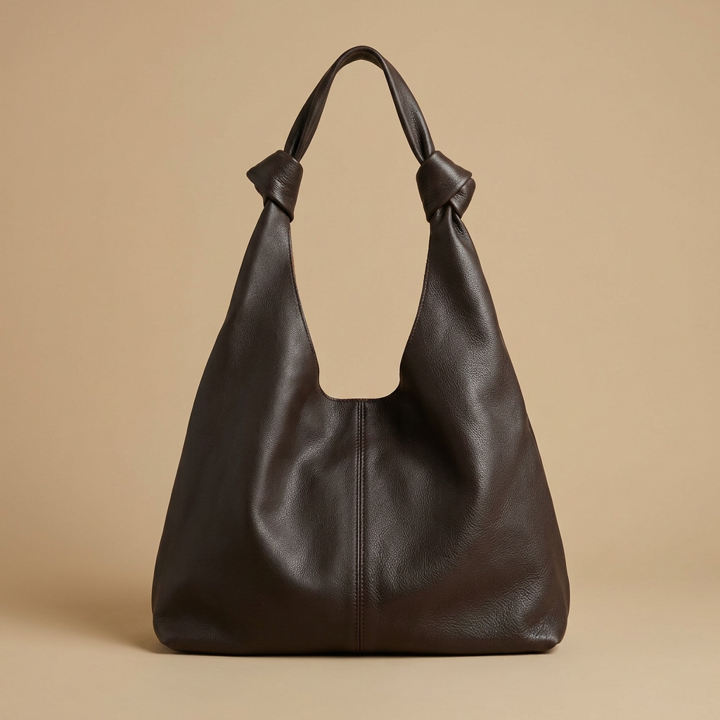 Hobo Bag with Knotted Straps