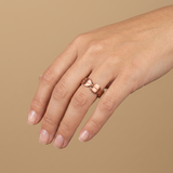 Ring Twisted Copper Band